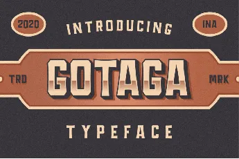 GOTAGA-Free font