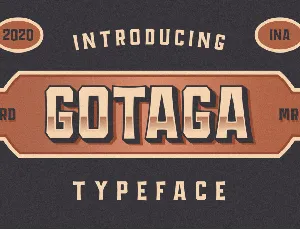 GOTAGA-Free font