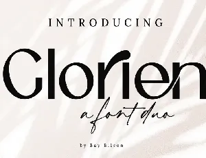 Glorien font