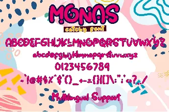 Monas font