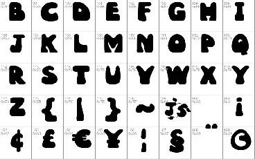 Wobbles font