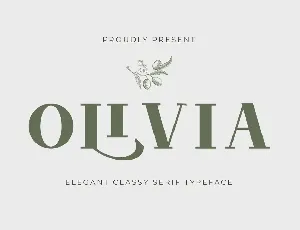 Olivia font