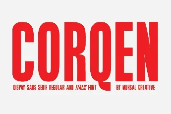 Corqen font