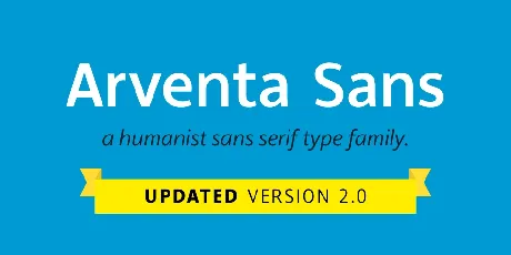 Arventa Sans Pro font