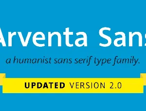 Arventa Sans Pro font