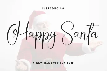 Happy Santa Script font