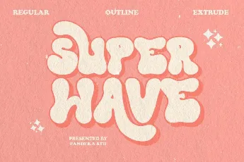 Super Wave DEMO font