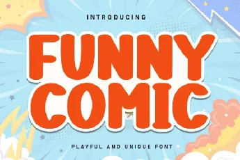 Funny Comic Display font