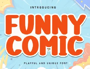 Funny Comic Display font