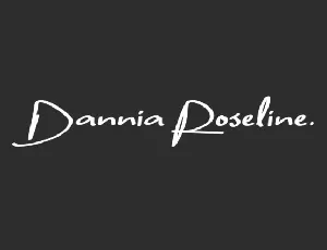 Dannia Roseline font