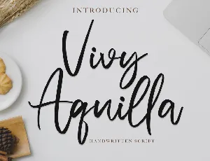 Vivy Aquilla font