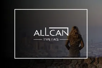 ALLCAN Typeface font