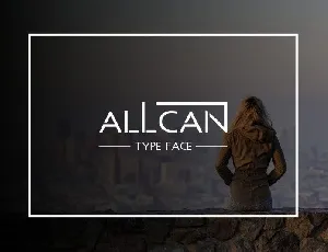 ALLCAN Typeface font