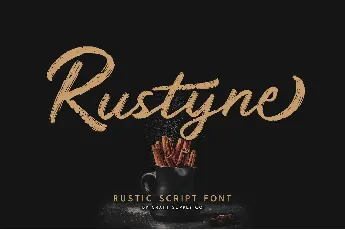 Rustyne font