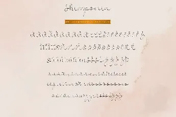 Shimponiademo font