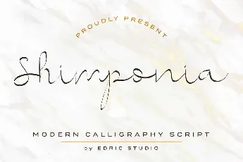 Shimponiademo font