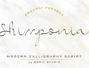 Shimponiademo font