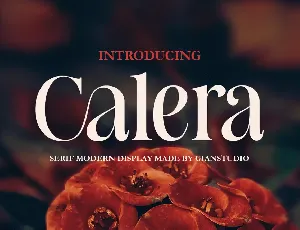 Calera font