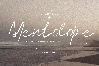 Mentolope font