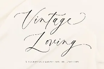 Vintage Loving font