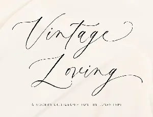 Vintage Loving font