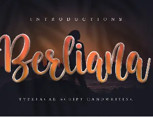 Berliana font