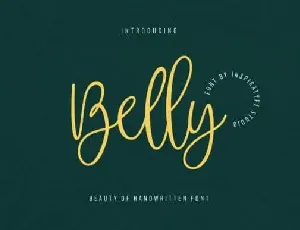 Belly Script font