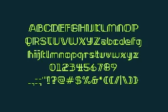 Neonclipper Family font