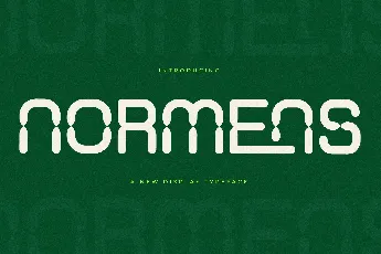 Normens DEMO VERSION font