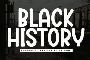 Black History Display font