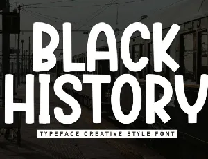 Black History Display font