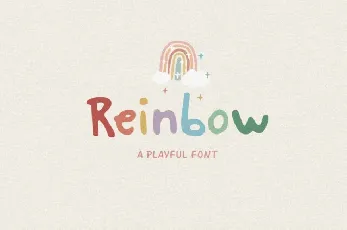 Reinbow Display font