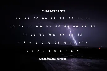 Curse Storm font