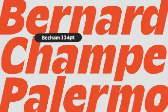 Becham font