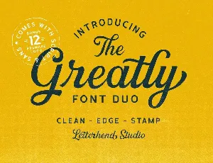 Greatly Script Free font