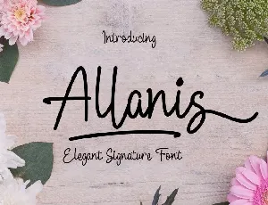 Allanis font