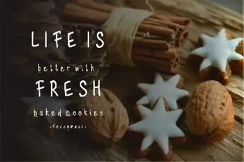 Milky Cookies Script Demo font