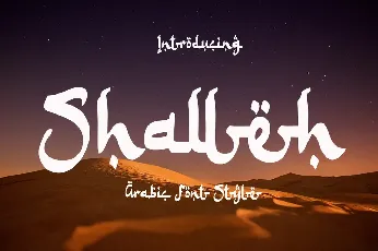 Shalleh font