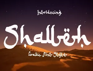 Shalleh font