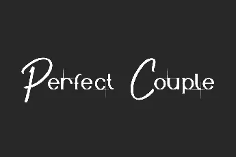 Perfect Couple Demo font