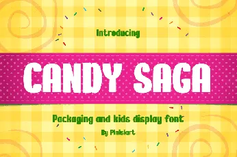 CANDY SAGA font