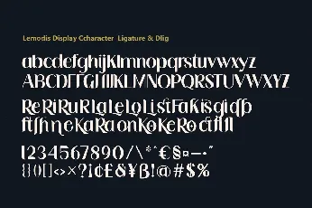 Lemodis Display font