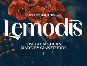 Lemodis Display font