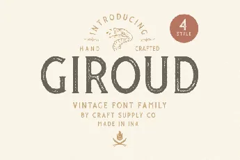 Giroud Vintage font