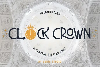 Clock Crown font