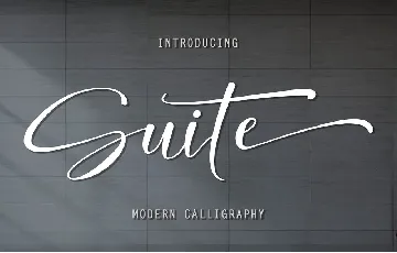 Suite font