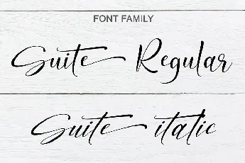 Suite font