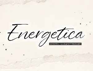 Energetica font