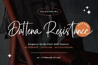 Dattena Resistance Demo font