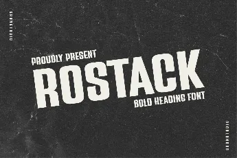 Rostack font